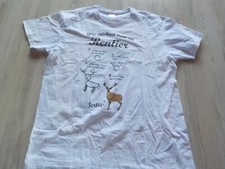 Weihnachten Wie zeichnet man ein Rentier 100 % Baumwolle lustig Spaß weiß 3XL