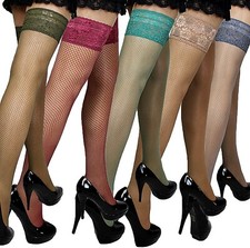 Halterlose Netz-Strümpfe