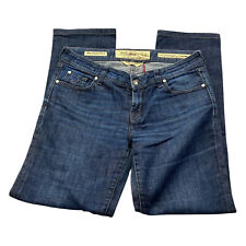 Jacob Cohen Damen Jeans W32 L30 Blau Stretch Dunkle Waschung