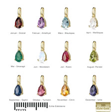 Anhänger ECHT EDELSTEIN GOLD