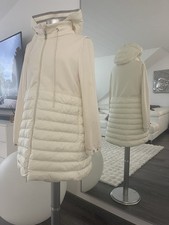 Herno  Mantel mit Daunen Gr. 36 (it. 42) creme weiss abnehmbare Kapuze