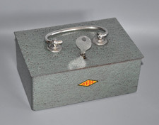 Alte WEDO Geldkassette Eisen