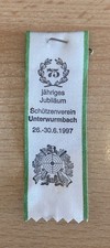 Altes Festabzeichen 1997 Schützenverein Unterwurmbach (Weißenburg – Gunzenhausen