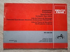 Fahr Kreiselheuer Heuwender KH300 + KH300 DN Ersatzteilliste