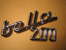 Zündapp bella 200 Schriftzug Roller Motorroller Oldtimer