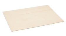 Holzplatte rechteckig 42x28 cm