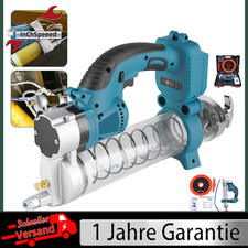 Akku Fettpresse Elektrische Grease Gun Fett mit Zubehör Für Makita 18V 10000PSI