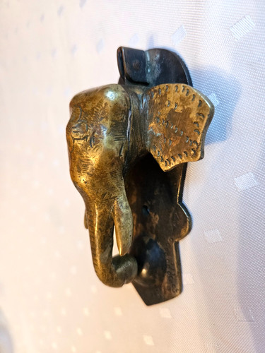 Türklopfer elefant messing - türklopfer,, elefant,