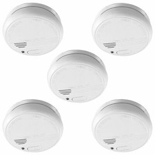 5x Rauchmelder inkl. Batterie geprüft nach DIN EN14604 Feuermelder Brandmelder