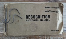 Recognition pictorial manual war department Erkennungstafeln Kriegsflugzeuge WW2