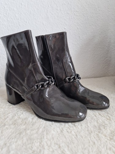 Elegante lack stiefeletten - lack,