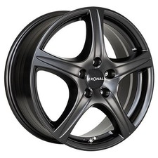 1x RONAL RONAL R56 mattschwarz 6.5Jx16 4x108 ET40