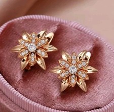 Luxus Ohrringe Huggie 585er