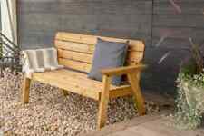 Massive 3er Gartenbank 152cm