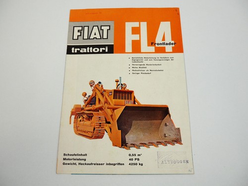 Fiat trattori fl4 frontlader - trattori,