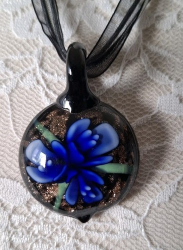 Murano glas kette millefiori - murano,