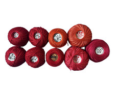 Konvolut 9x  Perlgarn 8