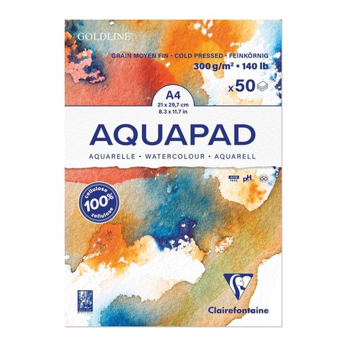 Aquarellblock goldline aquapad - goldline,