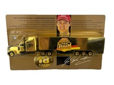 DER GOLDENE MICHAEL-SCHUMACHER-FAN-TRUCK Neu