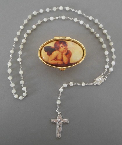 Rosenkranz lourdes medallion - rosenkranz,