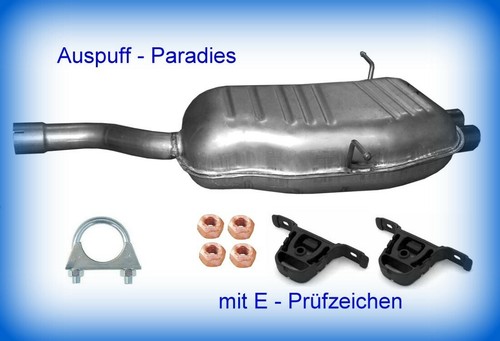 Endschalldämpfer für bmw 3er - endschalldämpfer,