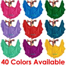 Satin 16.5m Röcke Flamenco