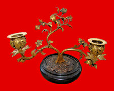 Figuraler Kerzenleuchter aus