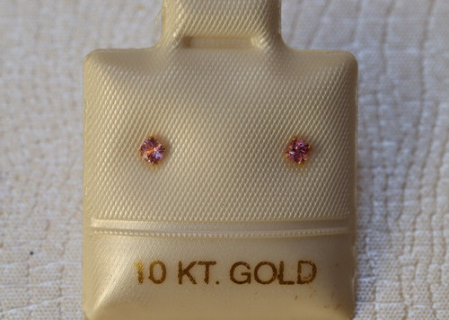 Top rosa turmalin ohrstecker - top,