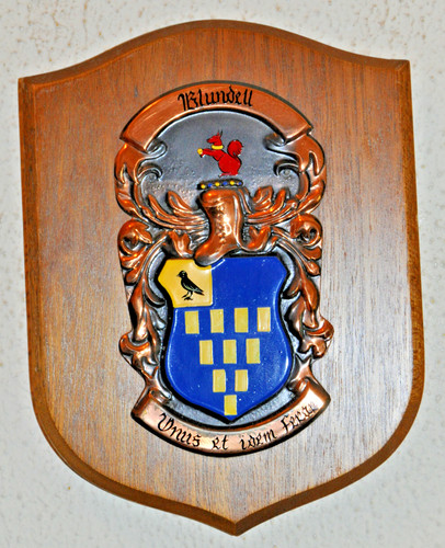Blundell familienplakette - blundell,