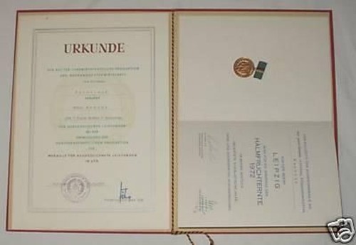 Ddr medaille für - ddr,