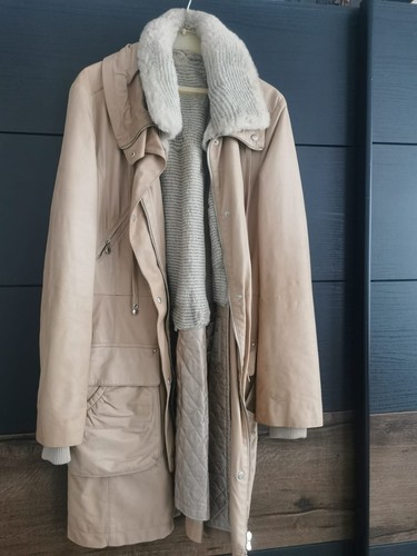 Ledermantel nappaleder mit - nappaleder,