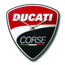 Ducati Corse Power Wanduhr Blech Uhr NEU