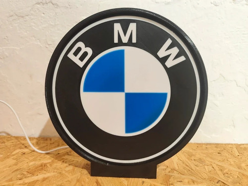 Bmw led light logo - light,