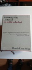 Das Echolot. Ein kollektives Tagebuch. 4 Bände in Schuber. Kempowski, Walter: