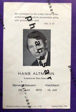 Andachtsbild Heilige Maria