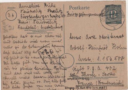Pow kriegsgefangenen post - kriegsgefangenen,