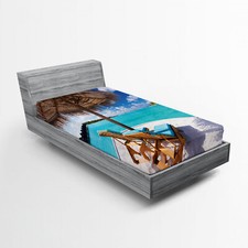 Strand spannbetttuch solarien - strand,