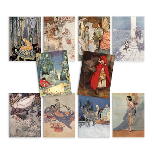 Vintage kunst postkarten karte - kunst,