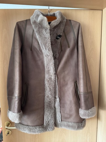 Lammfell jacke mit - lammfell,
