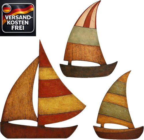 Maritime wanddekoration set - maritime,