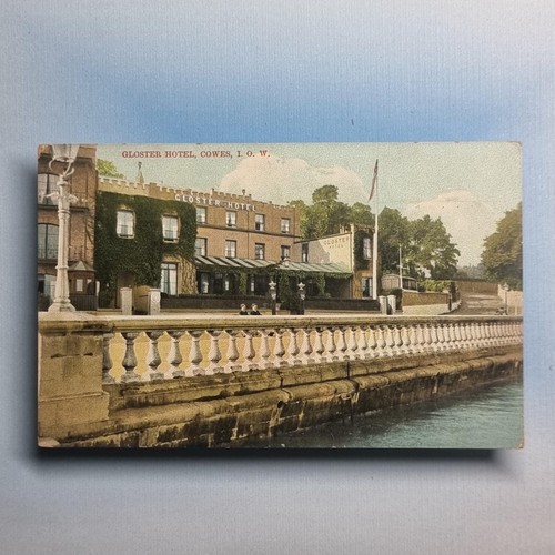 Cowes postkarte 1910 isle - um,