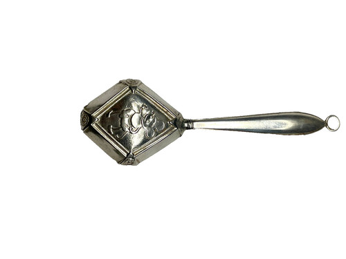Antike babyrassel silber - antike,