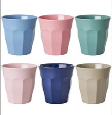 RICE: Becher aus Melamin, A New York Minute, 6 Farben z. Auswahl 9 x 9 cm Medium