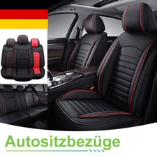 Kunstleder Satz Sitzbezüge Vordersitze Rückbank für Audi A4 B5 B6 B7 B8 B9 DE
