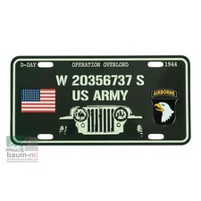 Nummernschild  D-Day 1944 US