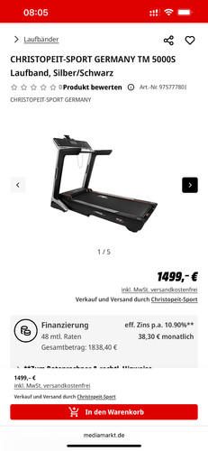 Laufband premium christopeit - laufband,