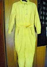 Ski overall vintage kult gelb skianzug 90er Einteiler Retro Gr. 44