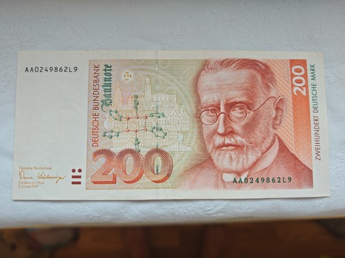 200 deutsche mark schein - deutsche,