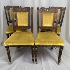 4er Set Antike Stühle