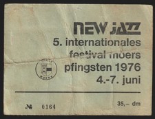 TICKET Konzertkarte 5. INT